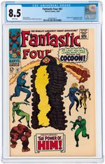 "FANTASTIC FOUR" #67 OCTOBER 1967 CGC 8.5 VF+ (FIRST HIM - ADAM WARLOCK).