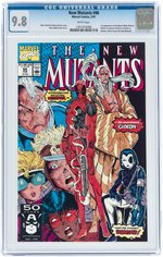 "NEW MUTANTS" #98 FEBRUARY 1991 CGC 9.8 NM/MINT (FIRST DEADPOOL).