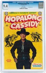 "HOPALONG CASSIDY" #88 APRIL 1954 CGC 9.4 NM.