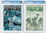 "TEENAGE MUTANT NINJA TURTLES" #2-4 CGC TRIO.