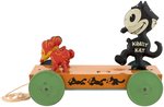 "KRAZY KAT" MECHANICAL PULL TOY.