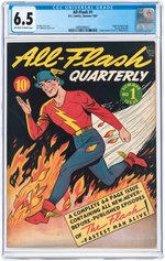 "ALL-FLASH QUARTERLY" #1 SUMMER 1941 CGC 6.5 FINE+.