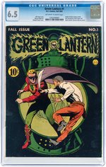 "GREEN LANTERN" #1 FALL 1941 CGC 6.5 FINE+.