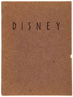 “DISNEY” ILLUSTRATED 1940 ART EXHIBIT CATALOG.