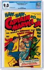 "CAPTAIN MARVEL JR." #117 JANUARY 1953 CGC 9.0 VF/NM.