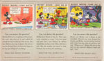 “MICKEY MOUSE” VOL. 1 GUM CARD ALBUM (SECOND VERSION) WITH COMPLETE SET OF CARDS.