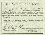 "NICKEL COMICS" #7 AUGUST 1940 CGC 7.0 FINE/VF CROWLEY PEDIGREE.