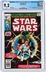 "STAR WARS" #1 JULY 1977 CGC 9.2 NM-.