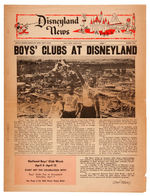 “DISNEYLAND NEWS” GROUP OF THREE SPECIAL EDITION NEWSPAPERS.