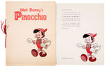 “WALT DISNEY’S PINOCCHIO” PRE/POST PREMIERE SEVEN PIECE PAPER EPHEMERA LOT.