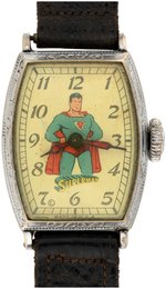 "SUPERMAN" BOXED NEW HAVEN WRIST WATCH.