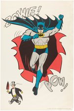 BATMAN & ROBIN FACT TOOTHPASTE PREMIUM POSTER SET & NEWSPAPER AD.