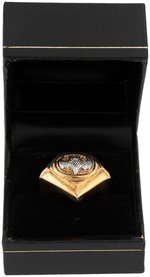 BATMAN "COMMEMORATIVE DIAMOND RING" LIMITED EDITION IN 10K GOLD WITH DIAMONDS.