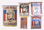 GENERAL MAC ARTHUR CLOTH BANNER GROUP.