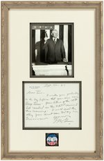 JOHN N. GARNER HANDWRITTEN AND SIGNED NOTE.