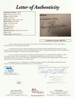 TRUMAN SIGNED LETTER TO CORNELIUS VANDERBILT REFERENCING ASSASSINATION ATTEMPT.