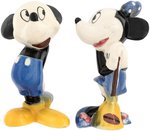 MICKEY & MINNIE MOUSE AMERICAN POTTERY FIGURINE PAIR.