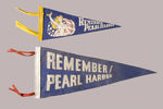 "REMEMBER PEARL HARBOR" PENNANTS/PLAQUE/DECALS/POSTCARDS.