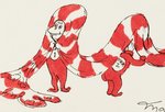 "THE CAT IN THE HAT" WITH THING 1 & THING 2 CONCEPT ORIGINAL ART BY MAURICE NOBLE.