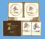 KENTUCKY DERBY WINNERS "ASSAULT/PONDER" ASHTRAY/CARD GIFT SET.