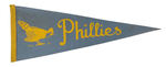 PHILADELPHIA PHILLIES RARE 1944-1945 BLUE JAYS BASEBALL PENNANT