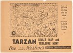 "TARZAN JUNGLE MAP AND TREASURE HUNT" CANADIAN VERSION PREMIUM GAME.