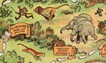 "TARZAN JUNGLE MAP AND TREASURE HUNT" CANADIAN VERSION PREMIUM GAME.