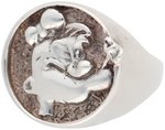 POPEYE LIMITED EDITION STERLING SILVER RING BY STABUR.