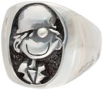 BEETLE BAILEY LIMITED EDITION STERLING SILVER RING BY STABUR.