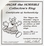 HAGAR THE HORRIBLE LIMITED EDITION STERLING SILVER RING BY STABUR.