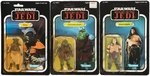 "STAR WARS: RETURN OF THE JEDI" CARDED JABBA'S PALACE ACTION FIGURE TRIO.