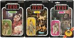 "STAR WARS: RETURN OF THE JEDI" CARDED EWOK ACTION FIGURE TRIO.