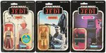 "STAR WARS: RETURN OF THE JEDI" CARDED REBEL ALLIANCE ACTION FIGURE TRIO.