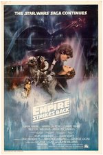 "STAR WARS: THE EMPIRE STRIKES BACK" STYLE A ONE-SHEET MOVIE POSTER.