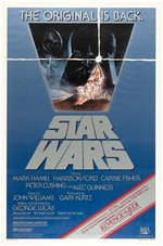 "STAR WARS" & "STAR WARS: THE EMPIRE STRIKES BACK" RE-RELEASE ONE SHEET MOVIE POSTER TRIO.