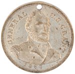 GRANT PAIR OF DeWITT 1868-30 TOKEN VARIETIES.