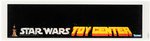 "STAR WARS TOY CENTER" SHELF TALKER POINT OF PURCHASE DISPLAY CAS 80.