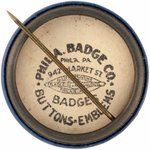 BUCK ROGERS HIGH GRADE 1939 MOVIE SERIAL CLUB MEMBER'S BUTTON.