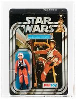 PALITOY "STAR WARS - LUKE SKYWALKER X-WING PILOT" 20 BACK UKG 90% GOLD.