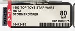 TOP TOYS "STAR WARS: EL REGRESO DEL JEDI - STORMTROOPER" AFA 80 NM.