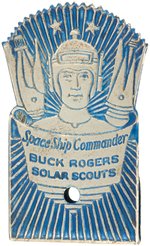 BUCK ROGERS SOLAR SCOUTS LETTERS & BADGE.