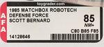 "ROBOTECH DEFENSE FORCE" AFA 85 NM+ TRIO.