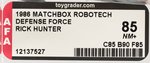 "ROBOTECH DEFENSE FORCE" AFA TRIO.