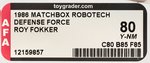 "ROBOTECH DEFENSE FORCE" AFA TRIO.