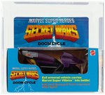 "SECRET WARS - TURBO CYCLE & DOOM CYCLE" AFA U85 NM+ PAIR.