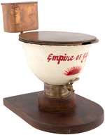 WORLD WAR II ANTI-JAPAN "EMPIRE OF JAPAN" FOLK ART TOILET BOWL DRINK DISPENSER.