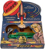 "CAPTAIN VIDEO ROCKET LAUNCHER" BOXED SET.