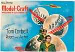 "TOM CORBETT SPACE CADET" UNUSED MODEL-CRAFT BOXED SET PAIR.