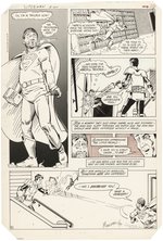 "SUPERMAN" #400 COMIC BOOK PAGE ORIGINAL ART BY MARSHALL ROGERS.