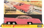 THUNDERBIRDS "LADY PENELOPE'S FAB 1" BOXED DINKY CAR.